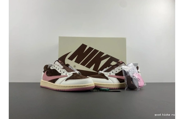 DZ4137-206 Retro brown Travis SP  Pink Low Scott Jordan 1 DZ4137-206 OG 0406